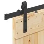 Puerta corredera con herrajes madera maciza de pino 80x210 cm by , Doors - Ref: Foro24-3332653, Price: 174,70 €, Discount: %