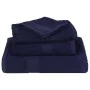 Toallas 4 uds 100% algodón azul marino 100x200 cm 600 gsm de , Toallas - Ref: Foro24-136795, Precio: 62,33 €, Descuento: %