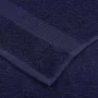 Toallas 4 uds 100% algodón azul marino 100x200 cm 600 gsm de , Toallas - Ref: Foro24-136795, Precio: 62,33 €, Descuento: %