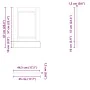 Panel lavavajillas Porto madera contrachapada roble ahumado de , Armarios de cocina - Ref: Foro24-854132, Precio: 29,34 €, De...