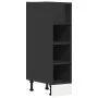 Armario inferior de cocina contrachapada negro 20x44,5x81,5 cm de , Armarios de cocina - Ref: Foro24-854185, Precio: 51,11 €,...