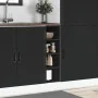 Armario inferior de cocina contrachapada negro 20x44,5x81,5 cm de , Armarios de cocina - Ref: Foro24-854185, Precio: 51,11 €,...