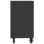 Armario inferior de cocina contrachapada negro 20x44,5x81,5 cm de , Armarios de cocina - Ref: Foro24-854185, Precio: 51,11 €,...