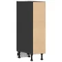 Armario inferior de cocina contrachapada negro 20x44,5x81,5 cm de , Armarios de cocina - Ref: Foro24-854185, Precio: 51,11 €,...