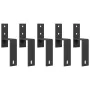 Kit de herrajes para puertas correderas acero negro 152,5 cm by , Door items - Ref: Foro24-3295719, Price: 139,07 €, Discount: %