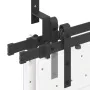 Kit de herrajes para puertas correderas acero negro 152,5 cm by , Door items - Ref: Foro24-3295719, Price: 139,07 €, Discount: %