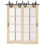 Kit de herrajes para puertas correderas acero negro 183 cm von , Türartikel - Ref: Foro24-3295733, Preis: 121,56 €, Rabatt: %