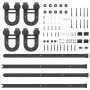 Kit de herrajes para puertas correderas acero negro 183 cm von , Türartikel - Ref: Foro24-3295733, Preis: 121,56 €, Rabatt: %