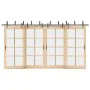 Kit de herrajes para puertas correderas acero negro 427 cm by , Door items - Ref: Foro24-3295746, Price: 315,21 €, Discount: %