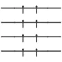 Kit de herrajes para puertas correderas acero negro 427 cm von , Türartikel - Ref: Foro24-3295744, Preis: 268,20 €, Rabatt: %