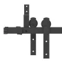 Kit de herrajes para puertas correderas acero negro 427 cm von , Türartikel - Ref: Foro24-3295744, Preis: 268,20 €, Rabatt: %