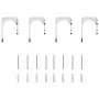 Kit de herrajes para puerta corredera 183 cm acero plateado by , Door items - Ref: Foro24-3295759, Price: 252,33 €, Discount: %