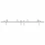 Kit de herrajes para puerta corredera 183 cm acero plateado by , Door items - Ref: Foro24-3295765, Price: 206,47 €, Discount: %