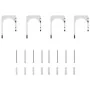 Kit de herrajes para puerta corredera 183 cm acero plateado by , Door items - Ref: Foro24-3295765, Price: 206,47 €, Discount: %