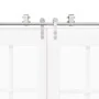 Kit de herrajes para puerta corredera 183 cm acero plateado by , Door items - Ref: Foro24-3295765, Price: 206,47 €, Discount: %