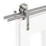 Kit de herrajes para puerta corredera 183 cm acero plateado by , Door items - Ref: Foro24-3295765, Price: 206,47 €, Discount: %