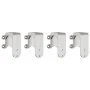 Kit de herrajes para puerta corredera 366 cm acero plateado by , Door items - Ref: Foro24-3295767, Price: 494,33 €, Discount: %