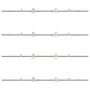 Kit de herrajes para puerta corredera 366 cm acero plateado by , Door items - Ref: Foro24-3295767, Price: 494,33 €, Discount: %