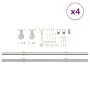 Kit de herrajes para puerta corredera 366 cm acero plateado by , Door items - Ref: Foro24-3295767, Price: 494,33 €, Discount: %