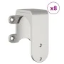 Kit de herrajes para puerta corredera 366 cm acero plateado by , Door items - Ref: Foro24-3295773, Price: 406,75 €, Discount: %