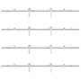 Kit de herrajes para puerta corredera 366 cm acero plateado by , Door items - Ref: Foro24-3295773, Price: 406,75 €, Discount: %