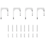 Kit de herrajes para puerta corredera 366 cm acero plateado by , Door items - Ref: Foro24-3295773, Price: 406,75 €, Discount: %