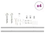 Kit de herrajes para puerta corredera 366 cm acero plateado by , Door items - Ref: Foro24-3295773, Price: 406,75 €, Discount: %