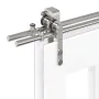 Kit de herrajes para puerta corredera 366 cm acero plateado by , Door items - Ref: Foro24-3295773, Price: 406,75 €, Discount: %