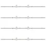 Kit de herrajes para puerta corredera 366 cm acero plateado by , Door items - Ref: Foro24-3295771, Price: 351,96 €, Discount: %
