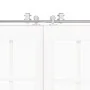 Kit de herrajes para puerta corredera 366 cm acero plateado by , Door items - Ref: Foro24-3295771, Price: 351,96 €, Discount: %