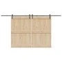 Kit de herrajes para puertas correderas acero negro 400 cm by , Door items - Ref: Foro24-3295778, Price: 116,93 €, Discount: %