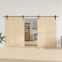 Kit de herrajes para puertas correderas acero negro 400 cm by , Door items - Ref: Foro24-3295778, Price: 116,93 €, Discount: %