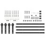 Kit de herrajes para puertas correderas acero negro 400 cm by , Door items - Ref: Foro24-3295778, Price: 116,93 €, Discount: %