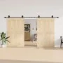 Kit de herrajes para puertas correderas acero negro 400 cm by , Door items - Ref: Foro24-3295800, Price: 123,98 €, Discount: %