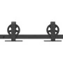 Kit de herrajes para puertas correderas acero negro 400 cm by , Door items - Ref: Foro24-3295800, Price: 123,98 €, Discount: %