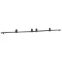 Kit de herrajes para puertas correderas acero negro 366 cm by , Door items - Ref: Foro24-3295799, Price: 96,74 €, Discount: %