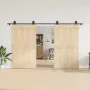 Kit de herrajes para puertas correderas acero negro 366 cm by , Door items - Ref: Foro24-3295799, Price: 96,74 €, Discount: %
