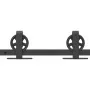 Kit de herrajes para puertas correderas acero negro 366 cm by , Door items - Ref: Foro24-3295799, Price: 96,74 €, Discount: %