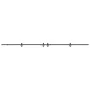 Kit de herrajes para puertas correderas acero negro 427 cm by , Door items - Ref: Foro24-3295792, Price: 148,50 €, Discount: %