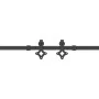 Kit de herrajes para puertas correderas acero negro 427 cm by , Door items - Ref: Foro24-3295792, Price: 148,50 €, Discount: %
