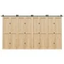 Kit de herrajes para puertas correderas acero negro 400 cm von , Türartikel - Ref: Foro24-3295802, Preis: 171,05 €, Rabatt: %
