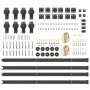 Kit de herrajes para puertas correderas acero negro 400 cm von , Türartikel - Ref: Foro24-3295802, Preis: 171,05 €, Rabatt: %