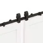 Kit de herrajes para puertas correderas acero negro 400 cm von , Türartikel - Ref: Foro24-3295802, Preis: 171,05 €, Rabatt: %
