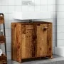 Armario para lavabo de baño madera ingeniería envejecida de , Muebles de baño - Ref: Foro24-856039, Precio: 47,41 €, Descuent...