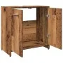 Armario para lavabo de baño madera ingeniería envejecida de , Muebles de baño - Ref: Foro24-856039, Precio: 47,41 €, Descuent...