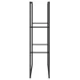 Leñero de acero negro 55x30x116 cm de , Bolsas y soportes de leña - Ref: Foro24-4018465, Precio: 33,38 €, Descuento: %