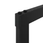 Leñero de acero negro 110x30x116 cm de , Bolsas y soportes de leña - Ref: Foro24-4018467, Precio: 37,86 €, Descuento: %