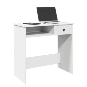 Escritorio de madera contrachapada blanco 80x40x75 cm de , Escritorios - Ref: Foro24-860472, Precio: 71,60 €, Descuento: %