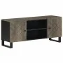 Mueble de TV madera maciza de mango negro 105x33x46 cm von , CD- und DVD-Speicher - Ref: Foro24-4017684, Preis: 101,69 €, Rab...