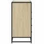 Cajonera de madera contrachapada roble sonoma 70x41x83,5 cm de , Cajoneras - Ref: Foro24-849090, Precio: 124,64 €, Descuento: %